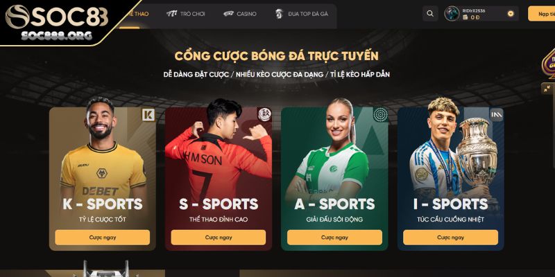 Bóng Đá Soc88 Sân Chơi Đầy Hứa Hẹn Cho Người Chơi Mê Cá Cược 1 Sơ lược về cá cược bóng đá Soc88