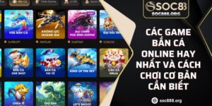 Các Game Bắn Cá Online Hay Nhất Và Cách Chơi Cơ Bản Cần Biết