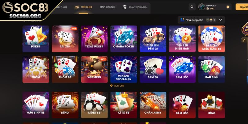 Game Bài Soc88 Trải Nghiệm Cá Cược Trực Tuyến An Toàn 2 Ưu điểm nổi bật game bài Soc88