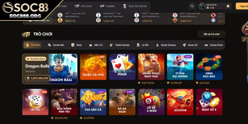 Về Chúng Tôi SOC88 Nhà Cái Online Hàng Đầu Dành Cho Game Thủ 2 Sứ mệnh của sân chơi trên thị trường giải trí